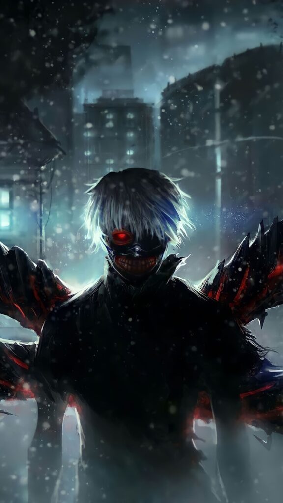 a person wearing a mask